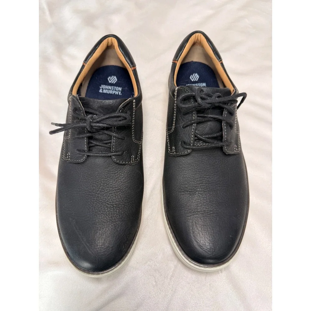 Johnston & Murphy McGuffey 2 Plain Toe Derby Sneakers Black Size 11